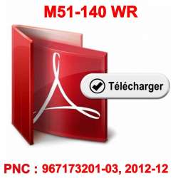 Vue éclatée pour modèle McCulloch M51-140WR