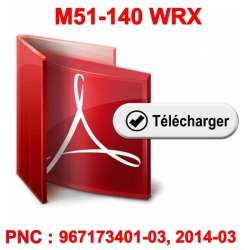 Vue éclatée pour modèle McCulloch M51-140WRX