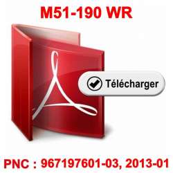 Vue éclatée pour modèle McCulloch M51-190WR