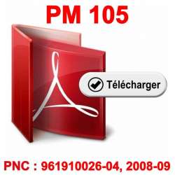 Vue éclatée pour modèle McCulloch PM 105