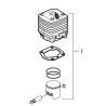 McCulloch 538247934 - Kit cylindre 46cc complet + piston
