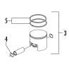 McCulloch 538248807 - Kit piston 42cc